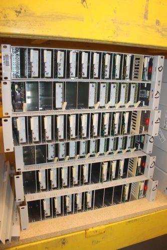Lot of 6 Grass Valley Group  Video Distribution Racks /Loaded WITH Cards SEE