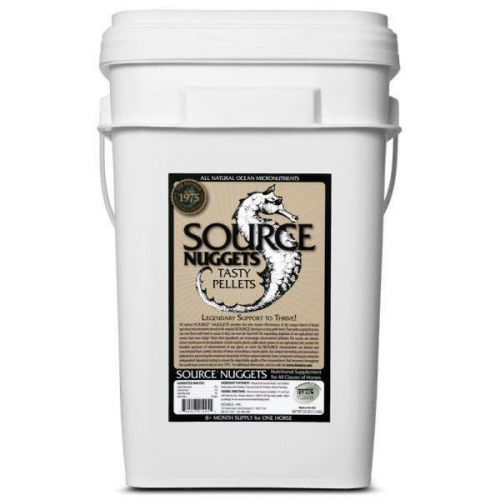 SOURCE Nuggets 25 Pounds All Natural Mix with Feed or Hand Feed Horse Equine