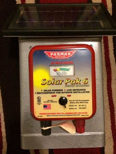 Parmak DF-SP-LI 6 Volt Solar Pak Fencer 5914097
