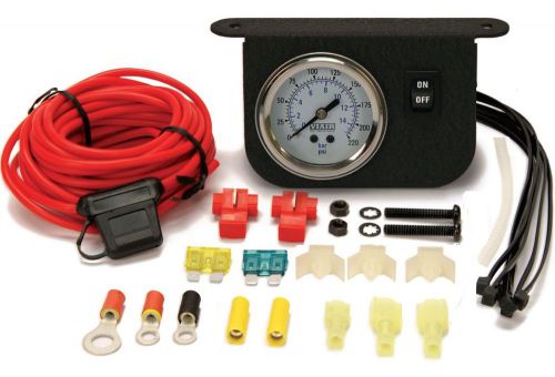 Viair 20065 illuminated dash gauge panel kit 200 psi for sale