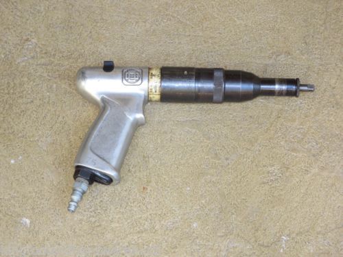 NICE! GARDNER-DENVER PNEUTRONICS 16540AA5 PNEUMATIC DRILL W/ 1/4&#034; SQUARE DRIVE