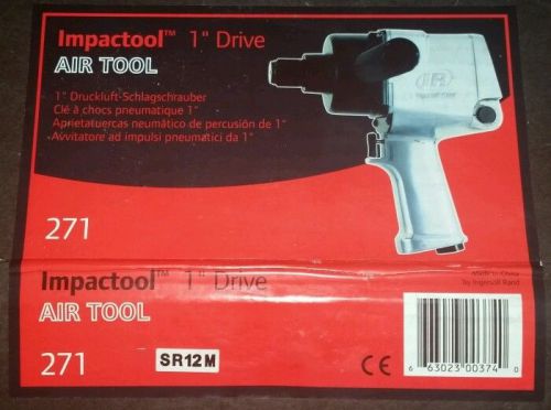 Ingersoll Rand Co Ir271 1&#034; Super Duty Air Impact Wrench 1100 Ft/Lbs