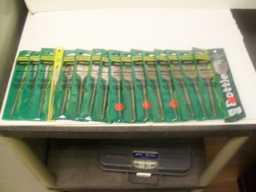 (17) greenlee spade bits all 6-1/4&#034; long in 6 different sizes see details for sale