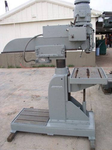 Johansson 4&#039; x 6&#034; radial arm drill for sale