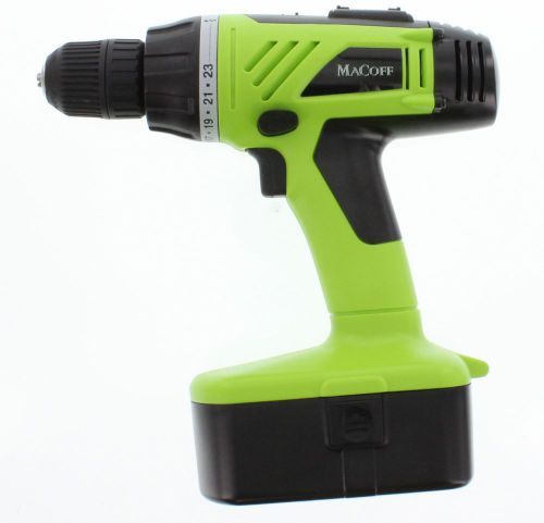 NEW MaCoff 14.4V 2 Speed Cordless Drill &amp; Driver Rechargeable Ni-Cad 3/8&#034;