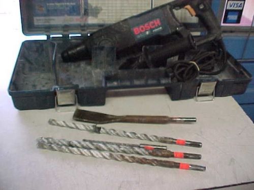 Bosch 11224VSR Bulldog 7/8&#034; Hammer Drill with Case WITH BITS