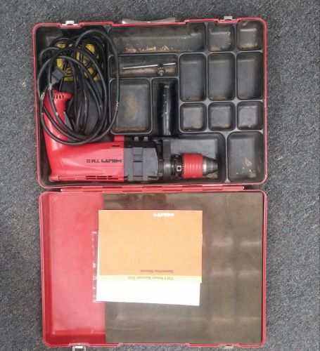 Hilti TM8 rotary hammer drill and case