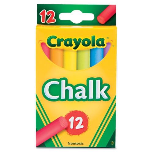 Crayola llc chalk (12 sticks/box) for sale