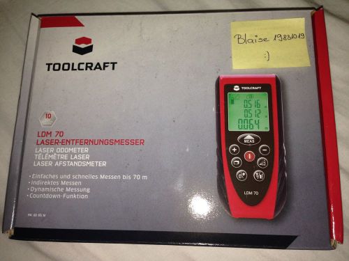 Toolcraft ldm 70 laser distance meter for sale