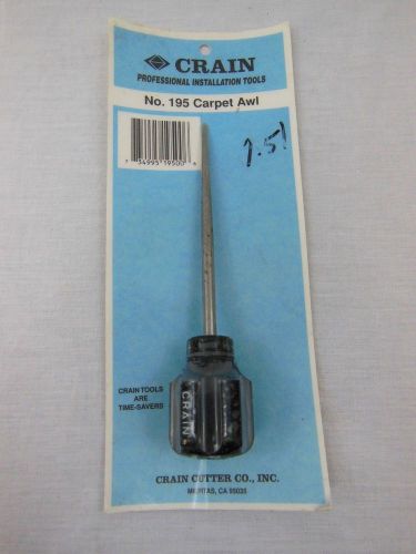 New crain no. 195 carpet awl professional carpet installation tool nib nip for sale