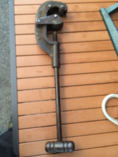 Antique Adjustable Pipe Cutter Tool - 20&#034; Long - No. 2S