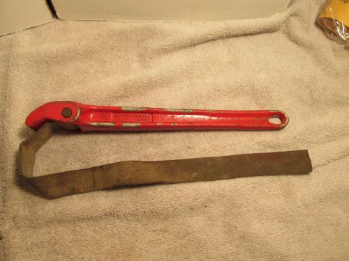 Strap Pipe Wrench      Rothenberger no. 70240  with  aluminum handle,  16&#034; strap