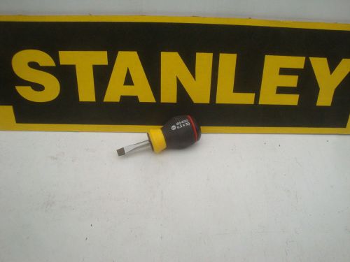 STANLEY FATMAX XL  6.5MM SLOTTED FLARED TIP STUBBY SCREWDRIVER 66 030
