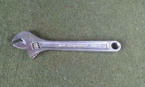 Nice 10&#034; crescent crestoloy forged adjustable wrench u.s.a. for sale