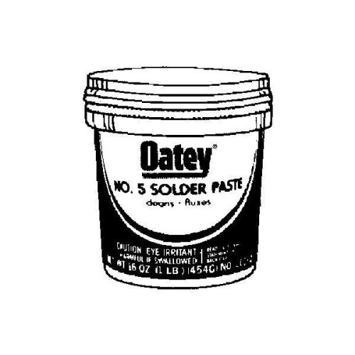 Oatey 30014 no. 5 lead-free flux paste-8oz#5 ld free flux paste for sale
