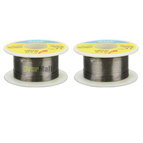 2Pcs 0.3mm 35G 63/37 Rosin Core Flux 1.2% Tin Lead Roll Soldering Solder Wire