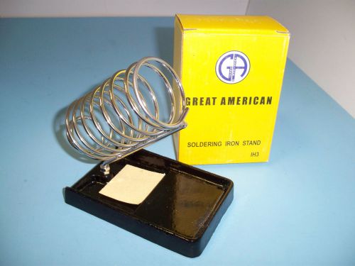 Soldering Iron Stand Great American IH3 Heavy Duty Cast Iron Chrome Rack Guard