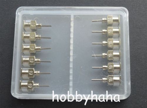 19g 24pcs 1/4&#034;   blunt stainless steel dispensing syringe needle tips for sale