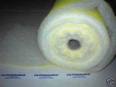 Paint spray booth filter roll-40&#034;x300&#039; neshap approved for sale