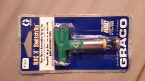This auction is for one (1) genuine Graco FFT 410 airless paint spray tip