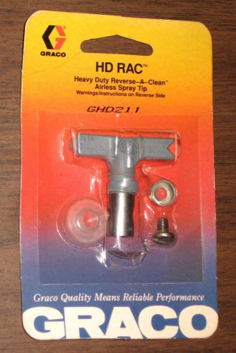 Graco ghd211 hd rac heavy duty reverse-a-clean airless spray tip for sale