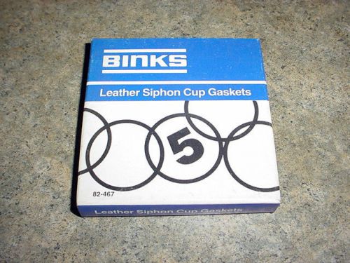 Binks leather siphon cup gaskets part no. 82-467 airless paint spray gun sprayer