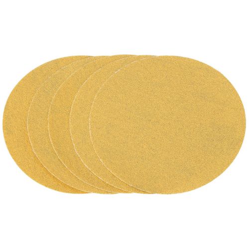 5&#034; 80 Grit Sanding Discs 5 Pieces, Aluminum Oxide Abrasive, C-weight Paper Back
