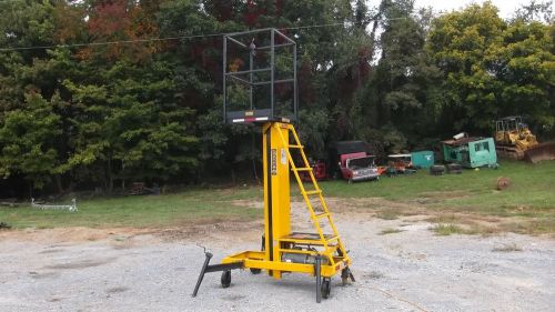 Bil jax cougar 16ft electric lift xlr-1601-ao 400 lbs scaffolding outriggers for sale