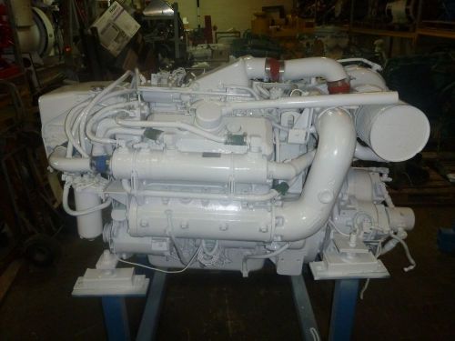 PAIR DETROIT DIESEL GM J&amp;T CONVERSIONS 6V-92TA with TRANSMISSIONS