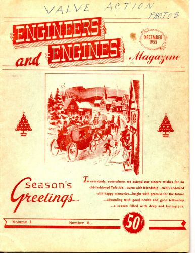 DECEMBER 1955 ENGINEERS AND ENGINES MAGAZINE-TRACTORS-STEAM ENGINES