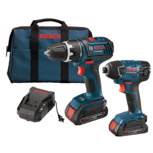 Bosch clpk232-181 18v max drilll/impact driver 2-tool combo kit, new in the box for sale