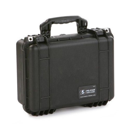 Pelican 1450 small case with u-pic foam made in usa (black) for sale