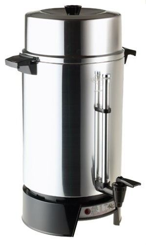 100-Cup Commercial Coffee Maker Urn Large Automatic Keeps Warm Industrial Cafe