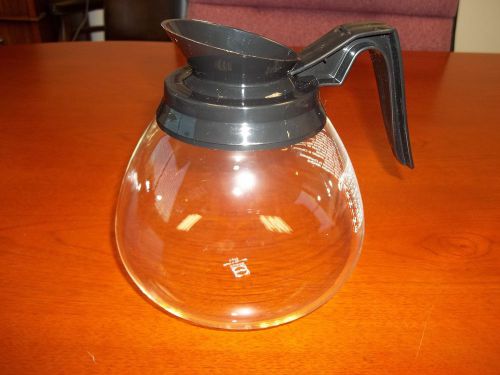 12-Cup Commercial Coffee Pot/Decanter/Carafe for Bunn Brewers - Regular (Black)