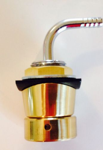 Beer Tap Kegerator Faucet Draft Shank With Elbow 1- 7/8&#034; X 3/16&#034; Brass