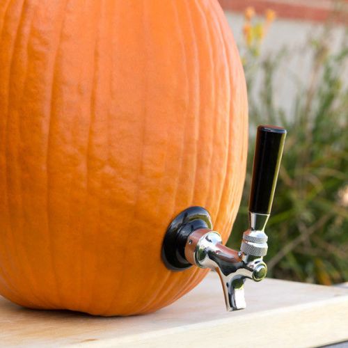The Pumpkin Tap Kit - Halloween Draft Beer Drink Dispenser - Keg Drinking Set
