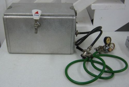 Hamm&#039;s 1960&#039;s aluminum kegerator coil cooler with hamms tapper &amp; gauges equipped for sale
