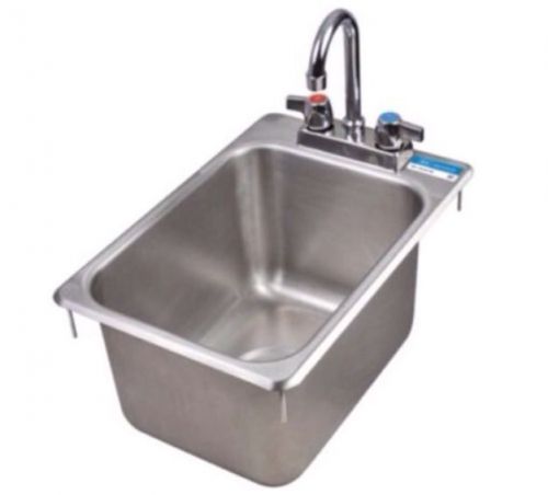 DROP-IN SINK, 1 COMPARTMENT 10 X 14 Bowl NSF