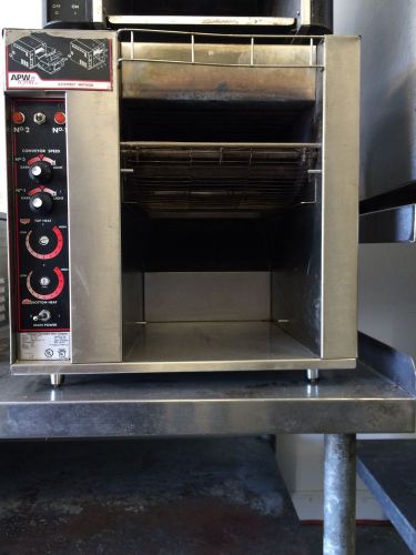 Apw wyott bagel master conveyor toaster model: bt-15 $1500 for sale