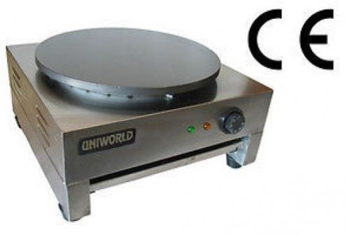 NEW Uniworld UMPE-CH Commercial Pancake, Round Crepe Machine Griddle W/Warranty