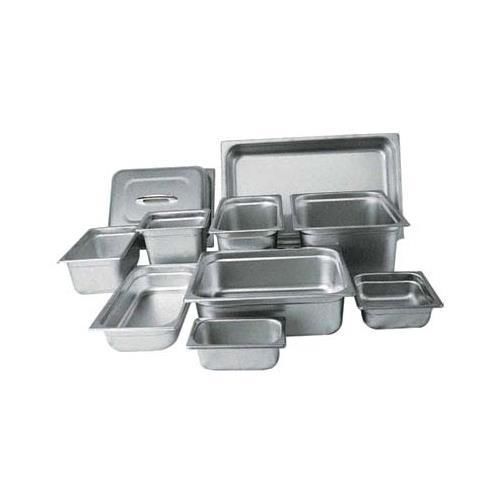Winco spjm-904 steam table pan, 1/9 size x 4&#034; deep, 24 gauge s/s, anti-jamming for sale