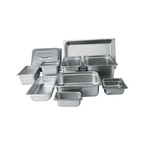 Winco SPJM-904 Steam Table Pan, 1/9 Size X 4&#034; Deep, 24 Gauge S/S, Anti-Jamming