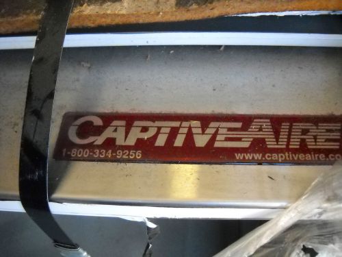 Captive air model 3624 vh1 hood and fan set up new for sale