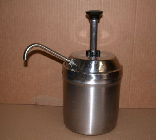 Stainless steel server product model 83000 cp-10 condiment dispenser pump &amp; can for sale