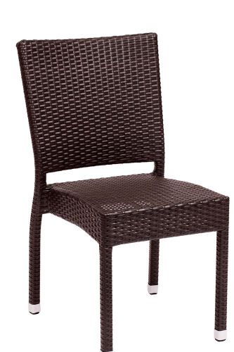 New Monterey Outdoor Aluminum / Synthetic Java Wicker Side Chair
