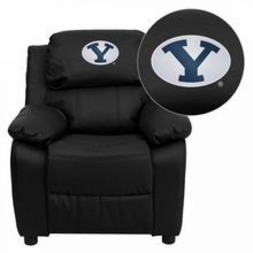 Flash furniture bt-7985-kid-bk-lea-40010-emb-gg brigham young university cougars for sale