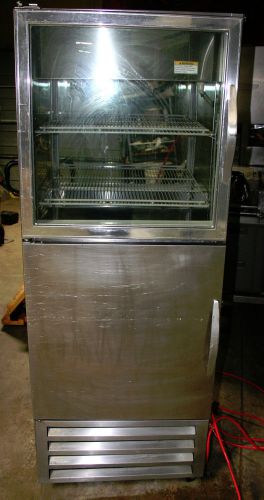 Beverage air split door pass thru cooler refrigerator model rid18-hgs-26bo for sale