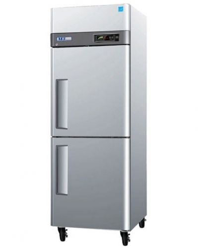 New turbo air 24 cu ft m3 series ss solid door reach in refrigerator-2 doors! for sale