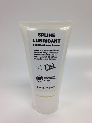 Spline Lubricant (Lube) compatible with: Stoelting Ice Cream Machines, and more.