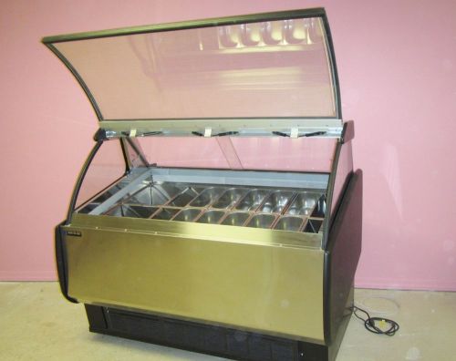 MB Master-Bilt Gel-9 Gelato Ice Cream Merchandiser Freezer Dipping Cabinet 66&#034;